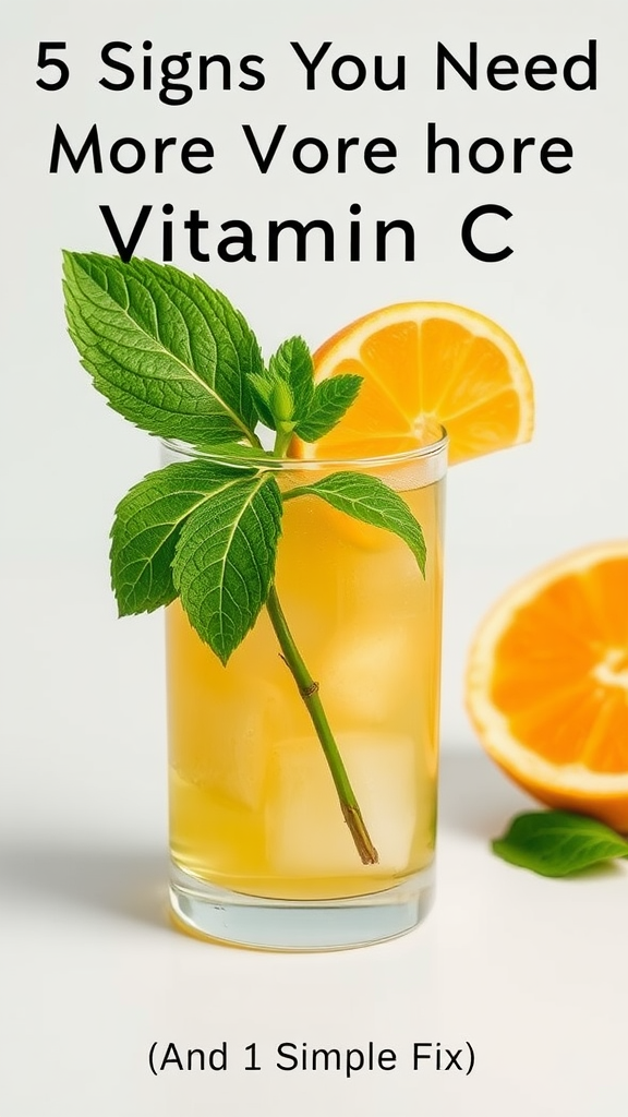 5 Signs You Need More Vitamin C (And 1 Simple Fix)