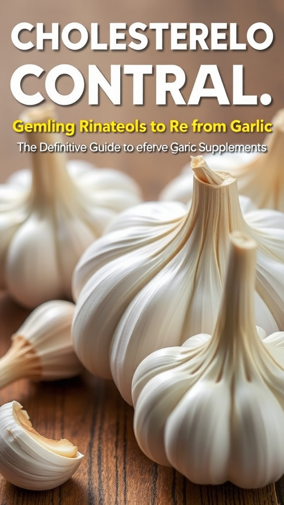 Cholesterol Control: The Definitive Guide To Effective Garlic Supplements