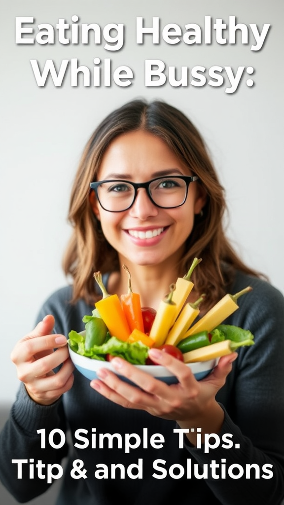 Eating Healthy While Busy: 10 Simple Tips And Solutions