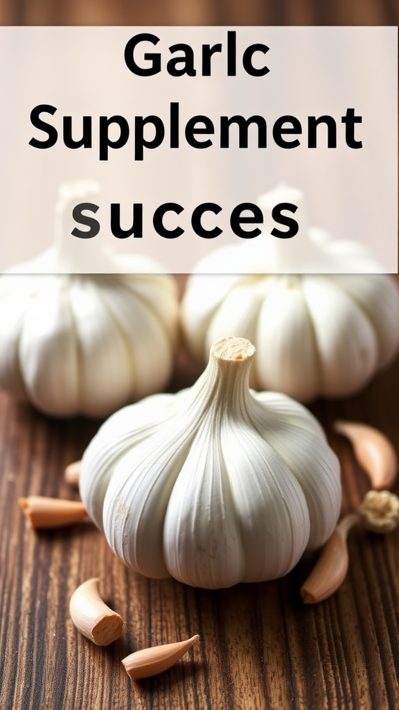 Garlic Supplement Success – Improved My Overall Health
