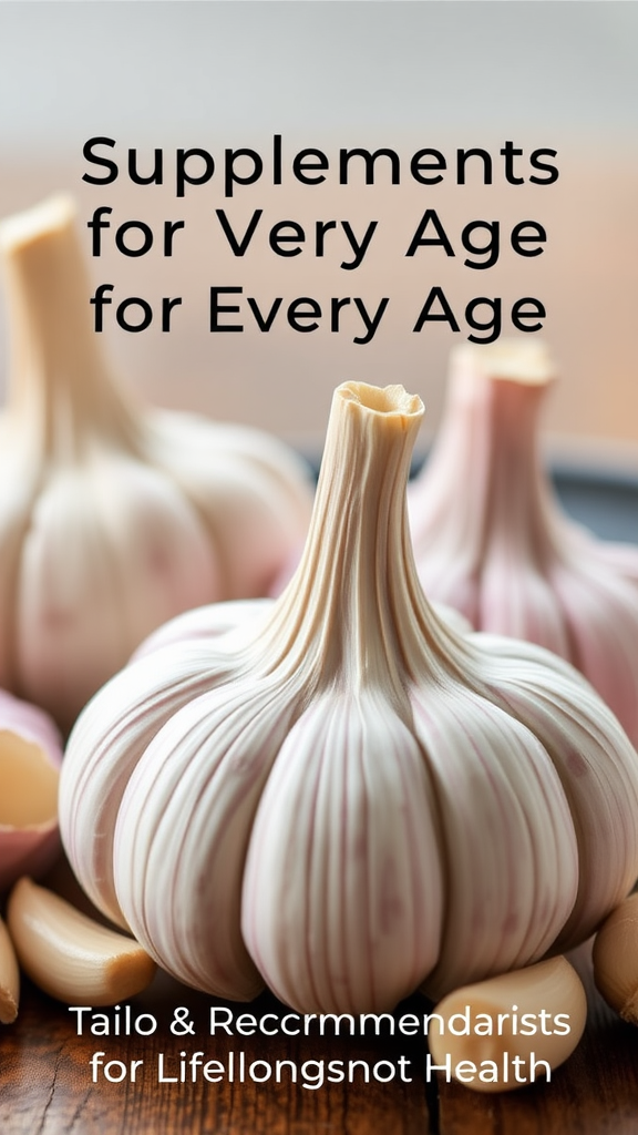 Garlic Supplements For Every Age: Tailored Recommendations For Lifelong Health