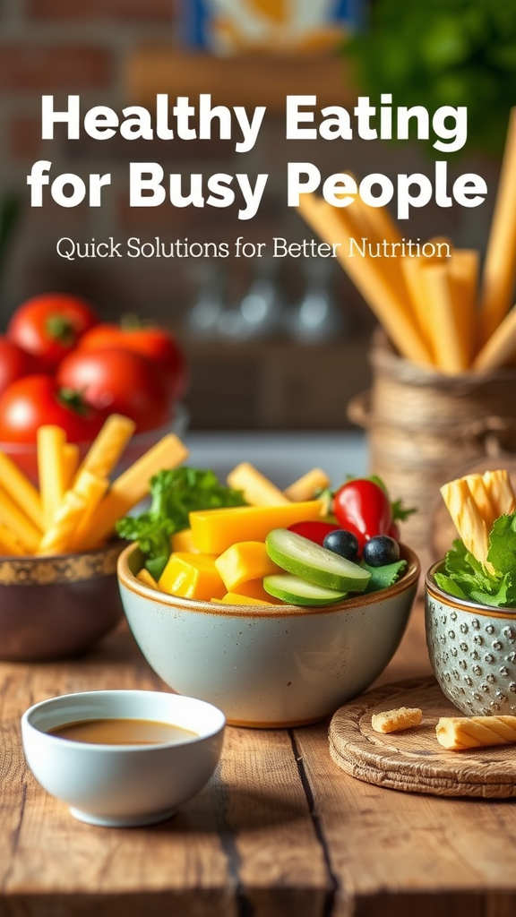 Healthy Eating For Busy People: Quick Solutions For Better Nutrition