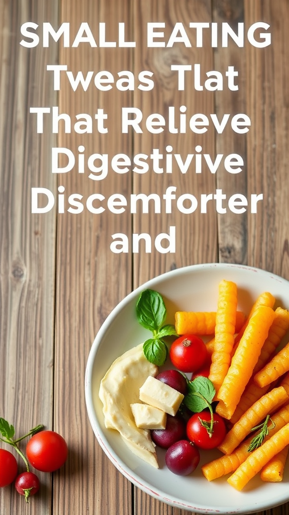 Small Eating Tweaks That Relieve Digestive Discomfort And Heart Strain