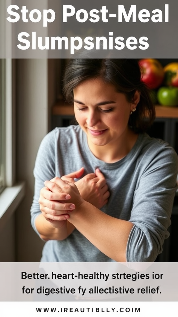 Stop Post-Meal Slumps: Heart-Healthy Strategies For Digestive Relief