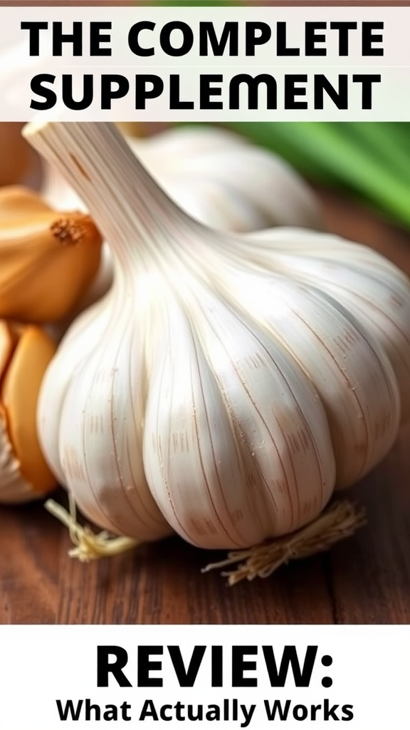 The Complete Garlic Supplement Review: What Actually Works