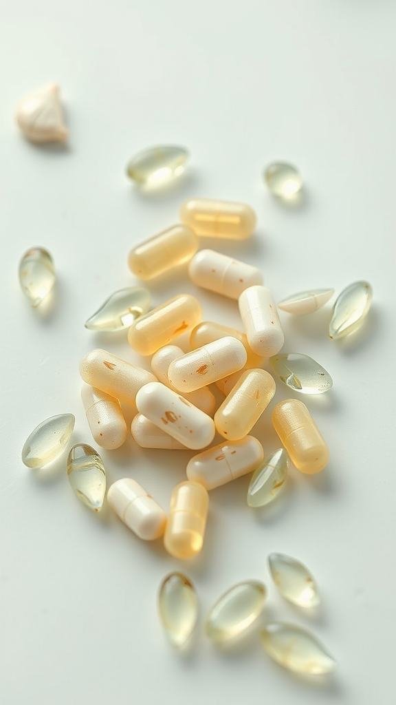 Tiny Garlic Capsules, Big Health Benefits