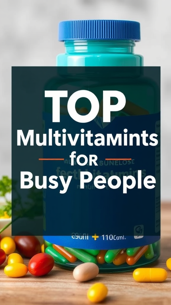 Top Multivitamins For Busy People: Fill In The Nutritional Gaps Fast